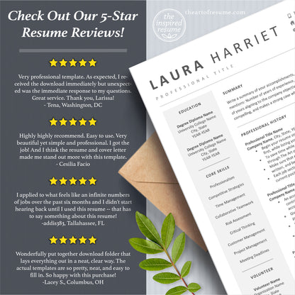 The Art of Resume Templates | ATS Format Resume CV Templates Online 5-Star Reviews