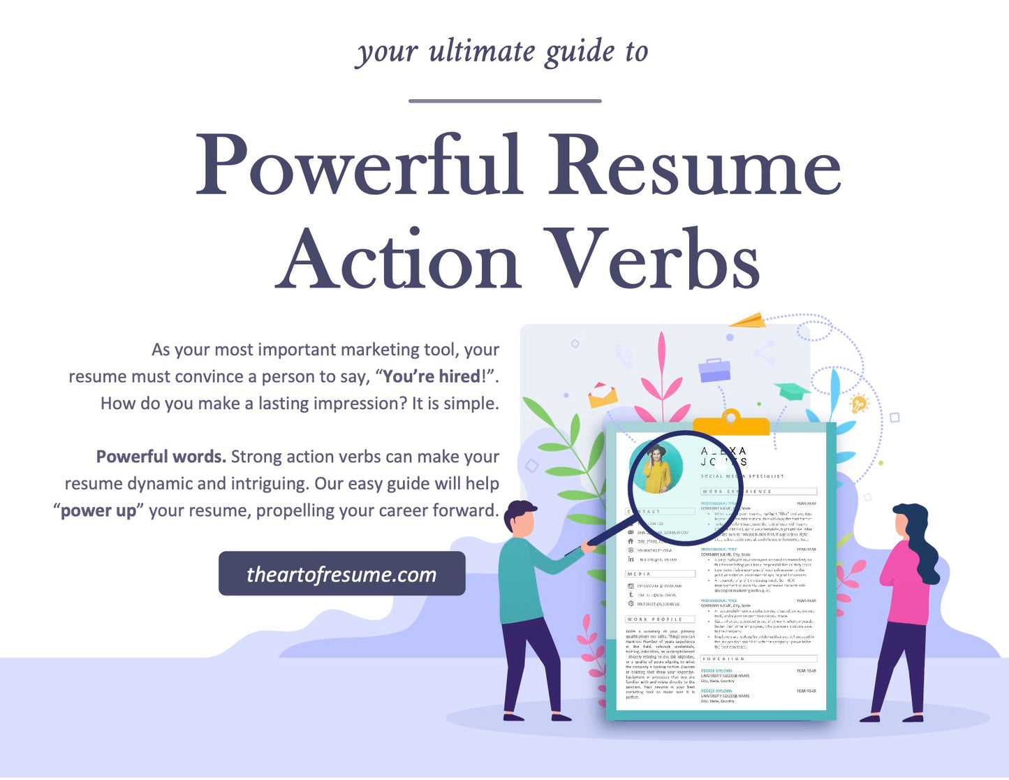 Free Resume Guide Download: Powerful Action Word Resume Guide